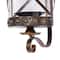 20'' Bronze Glass Decorative Candle Wall Sconce